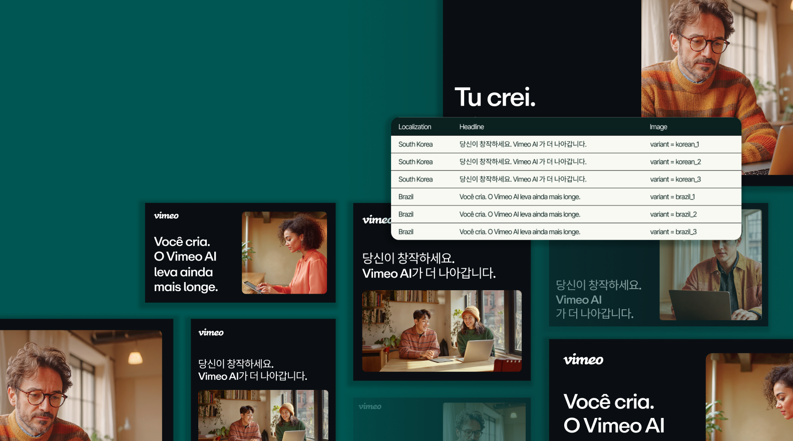 service automation services for creative, vimeo ai example